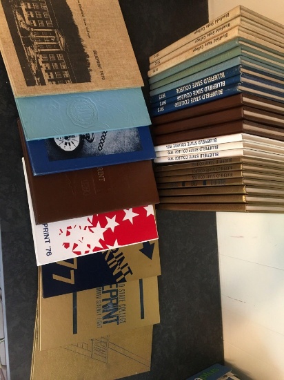 Bluefield State College Yearbooks- 1970; 1971; 1973; 1974; 1976; 1977; 1978; 1979