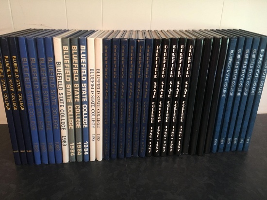Bluefield State College Yearbooks - Multiple Copies of 1980; 1982; 1983; 1984; 1985; 1986; 1986;