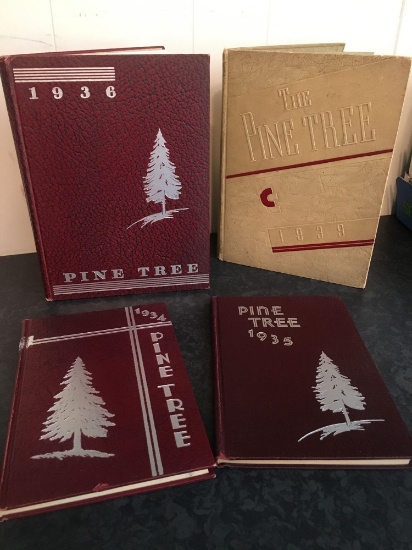 Concord College Yearbooks - 1934; 1935; 1936; 1939