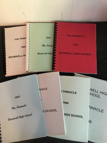 Bramwell High School Yearbooks Photocopied Copies - 1963-1969