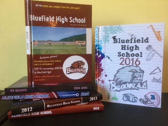 Bluefield High School Yearbooks - 2011; 2012; 2013; 2014; 2015; 2016