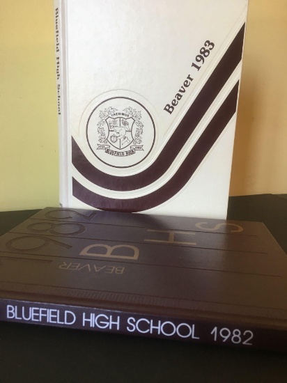 Bluefield High School Yearbooks - 1982 and 1983