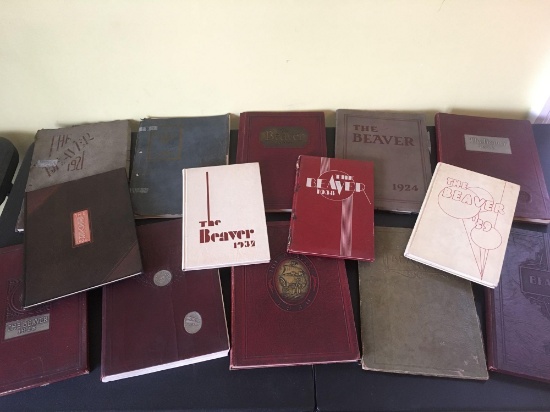 Bluefield High School Yearbooks - 1921; 1922; 1923; 1924; 1926; 1928; 1929; 1930; 1031; 1932; 1936;