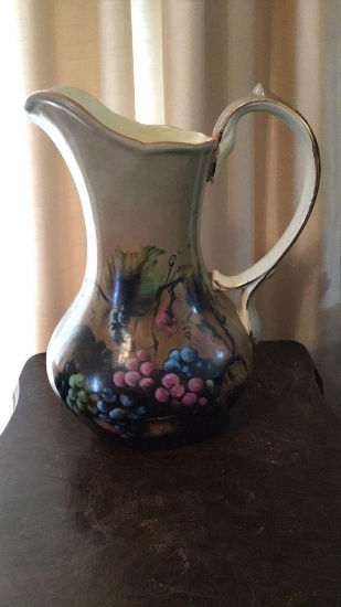 Vineyard Blessings pitcher.  10 inches