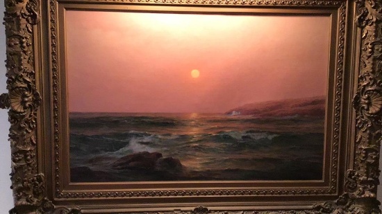 Stunning Oil painting by Warren Sheppard.  Seascape.
