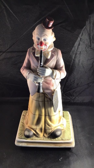 Hand painted musical Clown battery powered.  12