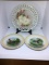 Vintage plate lot.   Two Limoges pcs.