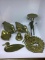 Brass figural lot