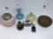 Lot perfume bottles,  vanity items.