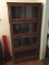 60 x 29 inch glass front bookcase.  Contemporary