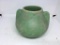 Weller? 5 inch vase.  Matte green with pink
