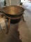 Apple butter kettle on stand