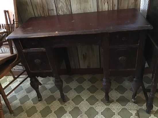 Wooden desk.  Great winter project.