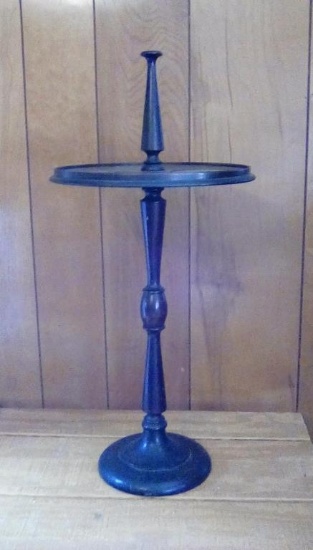 Small round side table 45" tall 11" diameter with