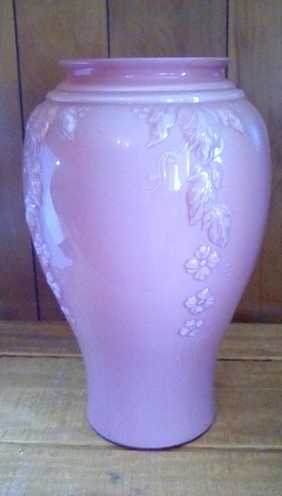 Pink vase 16" tall
