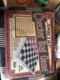 Jumbo checker set.  Never opened.
