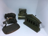 Bookends lot.  3 orphans, one pair