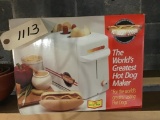 New in box hot dog maker