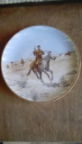 The Flight Frederic Remington collector plate