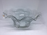 Elegant etched Fostoria? Glassware.  Fruitbowl,