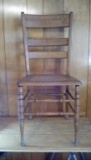 Rattan oak chair