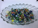 Lot of marbles.  Bowl not included