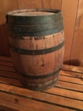 Old oak barrel.  17 inches.
