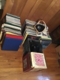 Large lot records.  Albums, 45s, 78s.  Multiple