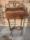 Art Deco humidor stand.  26 inches.