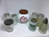 Vintage kitchen jars and containers