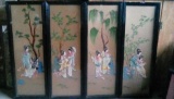 Oriental framed ladies art 3 D 14 3/4