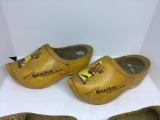 Lot of wooden shoes.