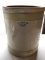 8 gallon crock.  Has been taped around top and