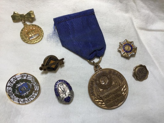 Lot of service awards and medals