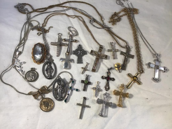 Cross jewelry, religious items
