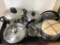 Misc cookware lot.  Cuisinart, Revereware, others