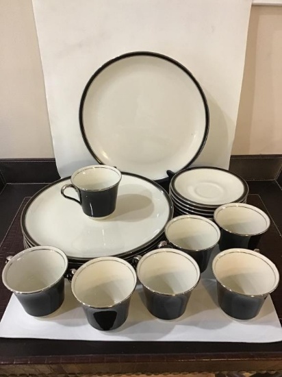 8 place setting American Manor China.  Missing