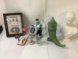 Lot of smalls.  Occupied Japan, Hebe bust, etc