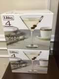 8 new Libbey martini glasses