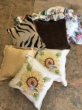 Large lot of pillows