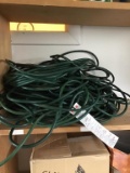 Approx 7 heavy duty outdoor extension cords.