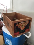 Wooden Lake County pear box