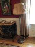 Heavy brass floor lamp