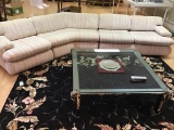 Preview sectional sofa.  Beige with earth tone
