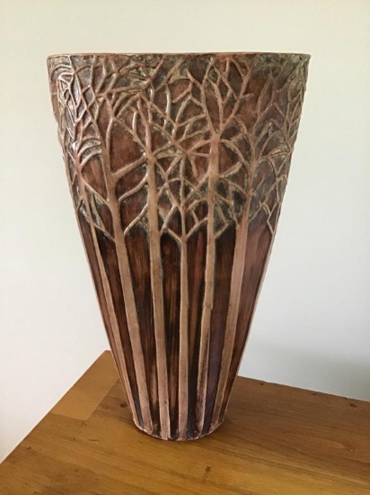 Contemporary vase.  17 inches tall