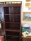 Mahogany Single Book shelf 74in tall