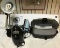 West bend crock pot, can opener, light and iron