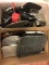 Two boxes cookware items
