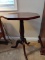 Octagonal top mahogany accent table.  28 inches