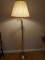 Goldtone floor lamp